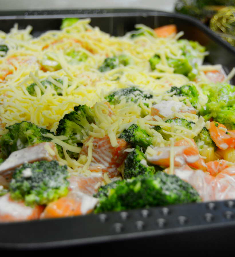 Nudel-Lachs-Auflauf mit Broccoli - schnell und einfach zubereitet