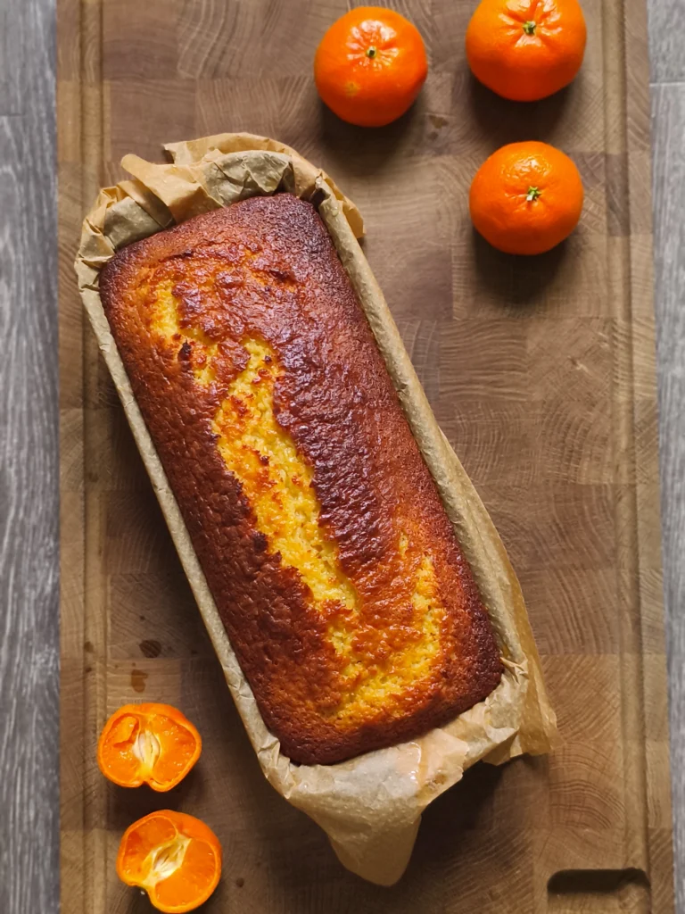 Orangenkuchen in der Kastenform